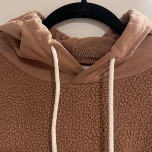 Madewell pullover Sherpa hoodie